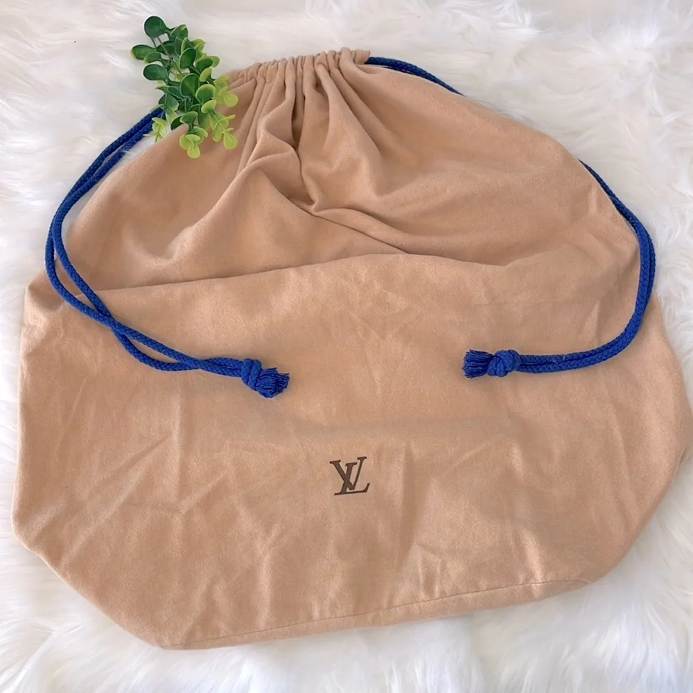 Louis Vuitton Tan Drawstring‎ Dust Bag